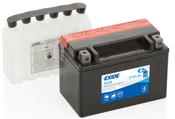 Аккумулятор EXIDE арт. ETX9-BS
