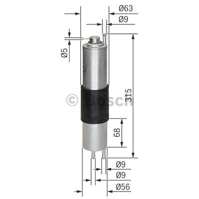 Топливный фильтр MAHLE арт. 0450905952