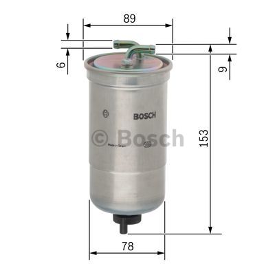 Топливный фильтр FEBI BILSTEIN арт. 0 450 906 172