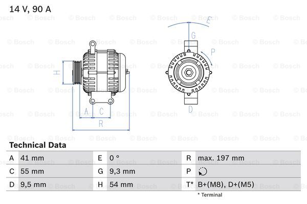 Генератор DENSO арт. 0986048771