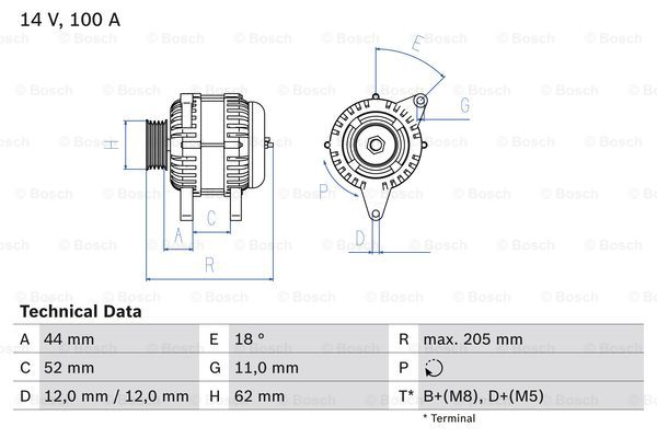 Генератор DENSO арт. 0986049231