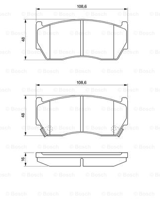 Тормозные колодки дисковые BLUE PRINT арт. 0986424369
