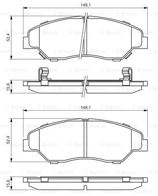 Гальмівні колодки, дискові QUICK BRAKE арт. 0986424696