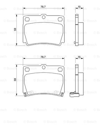 Тормозные колодки дисковые KAVO PARTS арт. 0 986 424 711