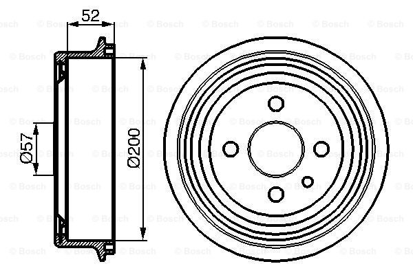 Тормозной барабан BREMBO арт. 0986477018