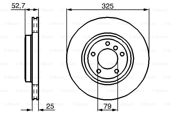 Тормозной диск TEXTAR арт. 0 986 478 012