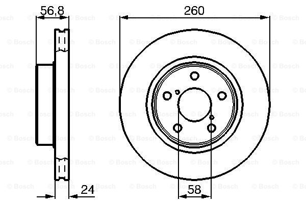 Тормозной диск BLUE PRINT арт. 0986478293