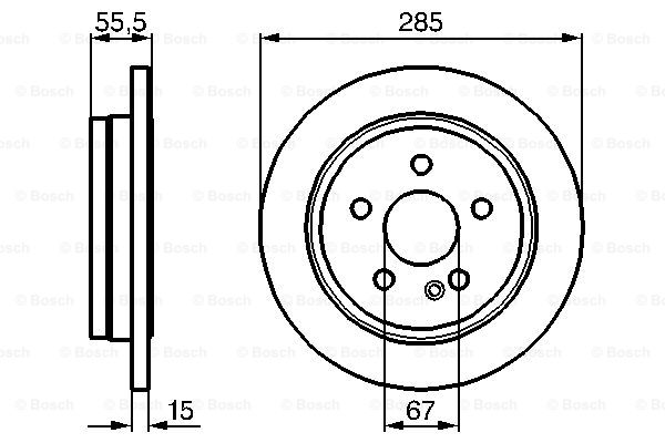 Тормозной диск BREMBO арт. 0986478469