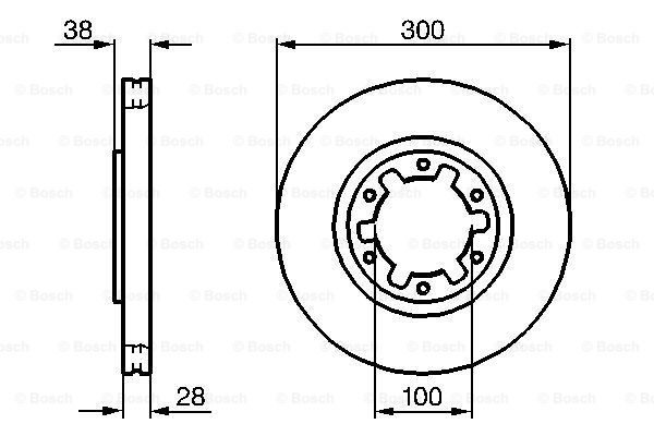 Тормозной диск BREMBO арт. 0986479031