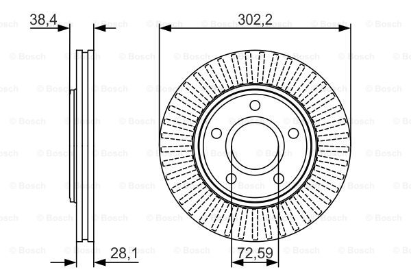 Тормозной диск BREMBO арт. 0986479046