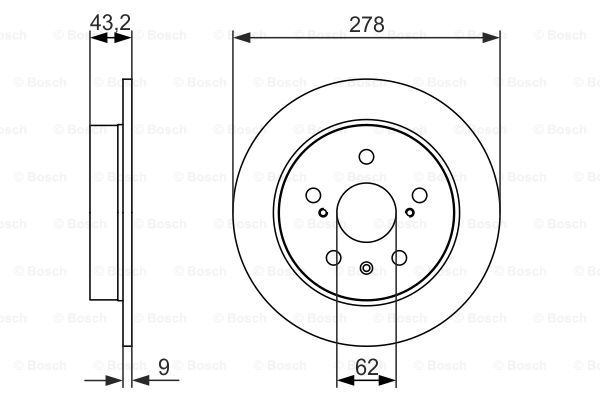 Тормозной диск задний BREMBO арт. 0986479047