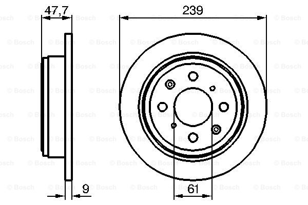 Тормозной диск BREMBO арт. 0986479101