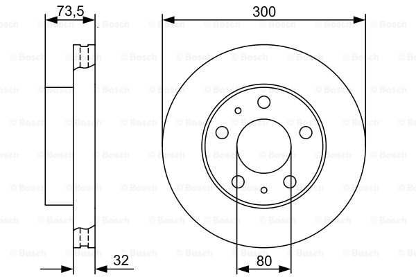 Тормозной диск BREMBO арт. 0986479315