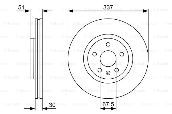 Тормозной диск BREMBO арт. 0 986 479 545