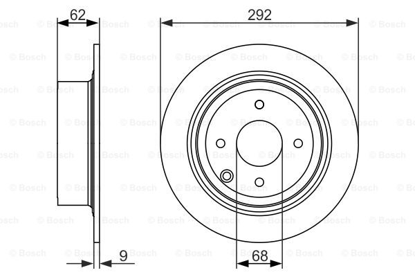 Тормозной диск задний BREMBO арт. 0986479742