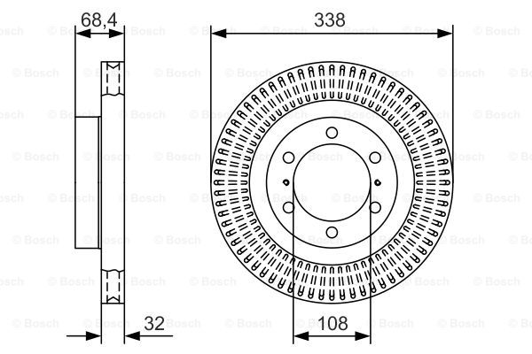 Тормозной диск BLUE PRINT арт. 0986479A65