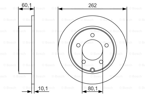 Тормозной диск FERODO арт. 0986479R05