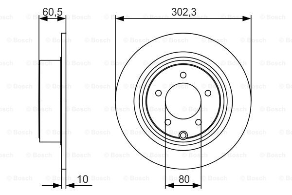 Тормозной диск TEXTAR арт. 0 986 479 R07
