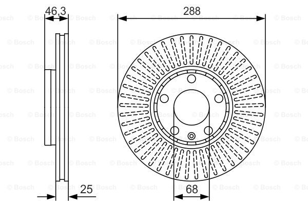 Тормозной диск BREMBO арт. 0986479R82