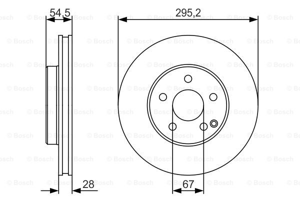 Тормозной диск FEBI BILSTEIN арт. 0 986 479 S07