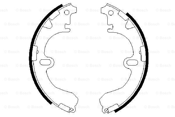 Колодки ручника Toyota Corolla/Camry/Carina 82-02 (200x36) TRW арт. 0986487422