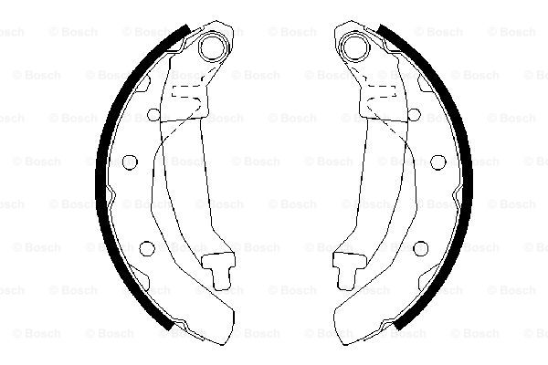 Комплект задних тормозных колодок QUICK BRAKE арт. 0986487628