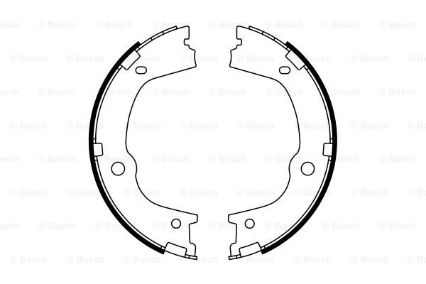 Колодки тормозные барабанные QUICK BRAKE арт. 0986487776