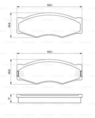 Колодки гальмівні (передні) Nissan Navara/Pick Up 2.4 97- TRISCAN арт. 0 986 490 990