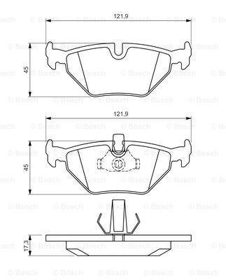 Тормозные колодки дисковые QUICK BRAKE арт. 0986494009