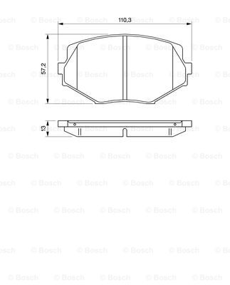 Тормозные колодки дисковые FERODO арт. 0 986 494 080
