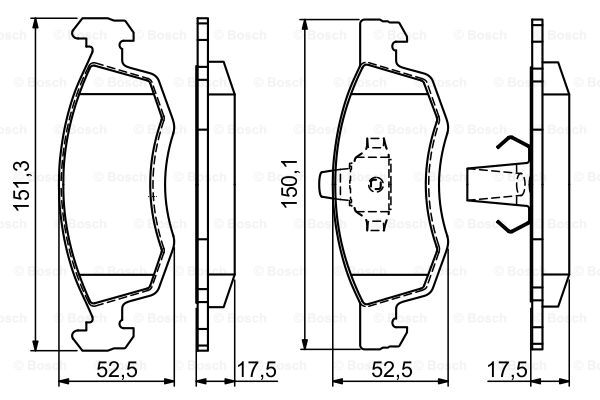 Тормозные колодки дисковые QUICK BRAKE арт. 0986494197