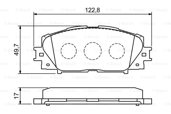 Тормозные колодки дисковые BLUE PRINT арт. 0986494198