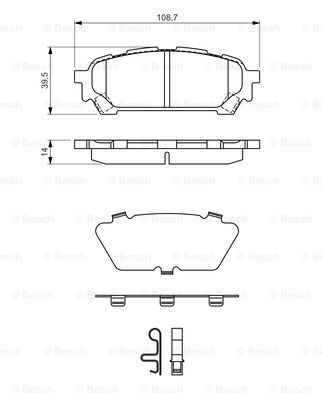 Тормозные колодки дисковые TRW арт. 0 986 494 232