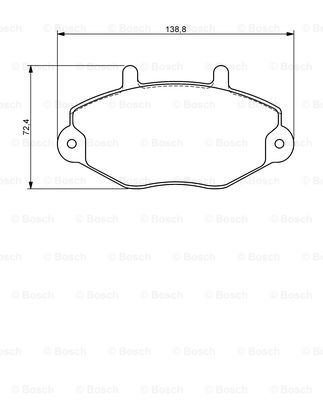 Колодки гальмівні (передні) Ford Transit 91-00/Transit Tourneo 94-00 TRW арт. 0 986 494 287
