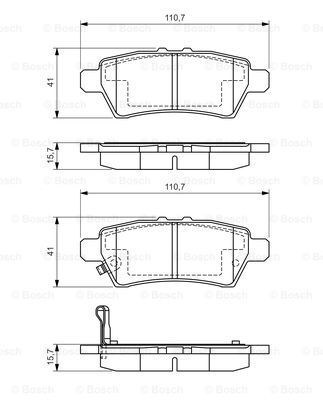 Тормозные колодки дисковые QUICK BRAKE арт. 0986494369