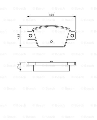Колодки гальмівні (задні) Fiat Bravo II 07-14/Stilo 01-08/Linea 07-/Multipla 99-10/Lancia Delta 08- QUICK BRAKE арт. 0 986 494 536