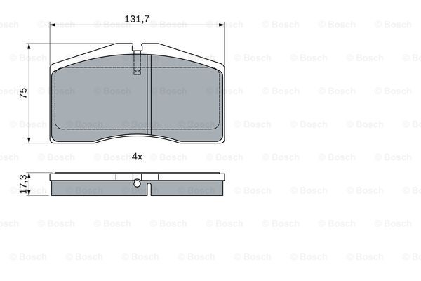 Тормозные колодки дисковые QUICK BRAKE арт. 0986494950