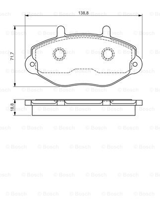 Колодки гальмівні (передні) Ford Transit 91-00 15 TRW арт. 0 986 495 112