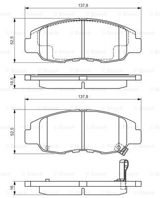 Тормозные колодки дисковые TRW арт. 0986495153