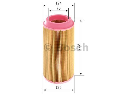 Повітряний фільтр HENGST FILTER арт. 1457433557