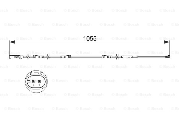 Датчик износа тормозных колодок TEXTAR арт. 1 987 473 508