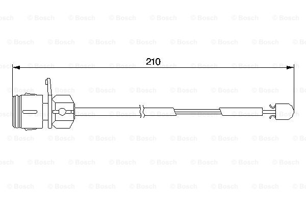 Датчик износа тормозных колодок QUICK BRAKE арт. 1987474938