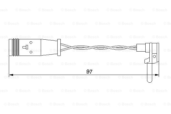 Датчик зносу,гальм.колодки BREMBO арт. 1987474966