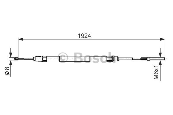 Трос стояночного тормоза NK арт. 1987477693