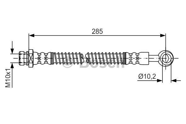 Тормозной шланг KAVO PARTS арт. 1 987 481 645