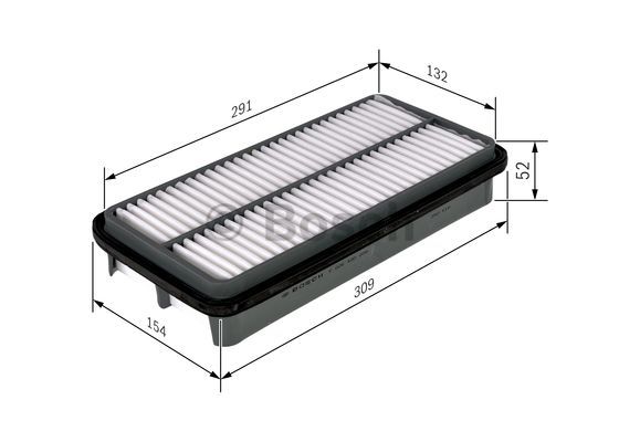 Воздушный фильтр FILTRON арт. F026400038