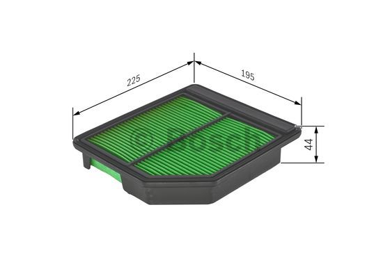 Воздушный фильтр UFI арт. F 026 400 098