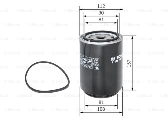 Фільтр палива WIX FILTERS арт. F 026 402 025
