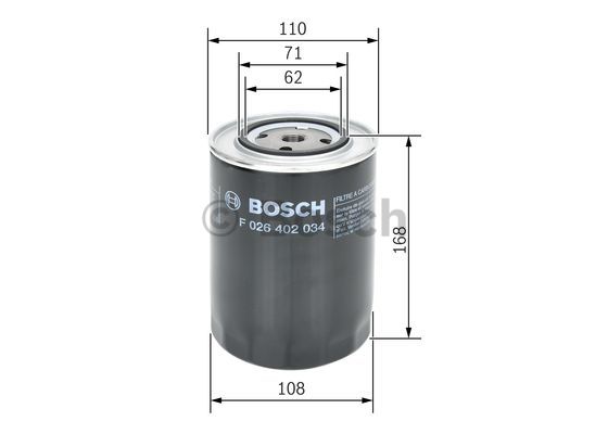 Фільтр палива WIX FILTERS арт. F 026 402 034