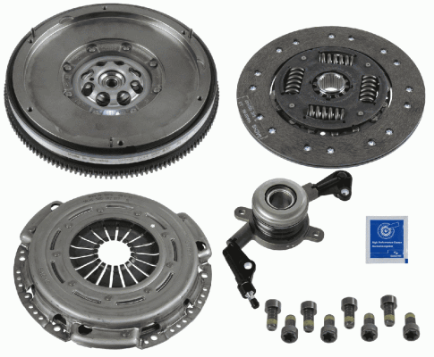 Демпфер + комплект зчеплення +вижимний MB Sprinter 2.2CDI OM646 06- LuK арт. 2290601099
